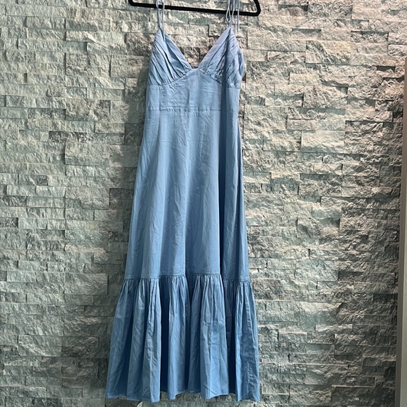Abercrombie & Fitch Tie-Strap Tiered Maxi Dress Sz-XL - Picture 5 of 13